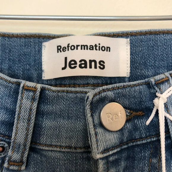 Reformation Barbados High Rise Skinny Denim Jeans - Picture 7 of 11